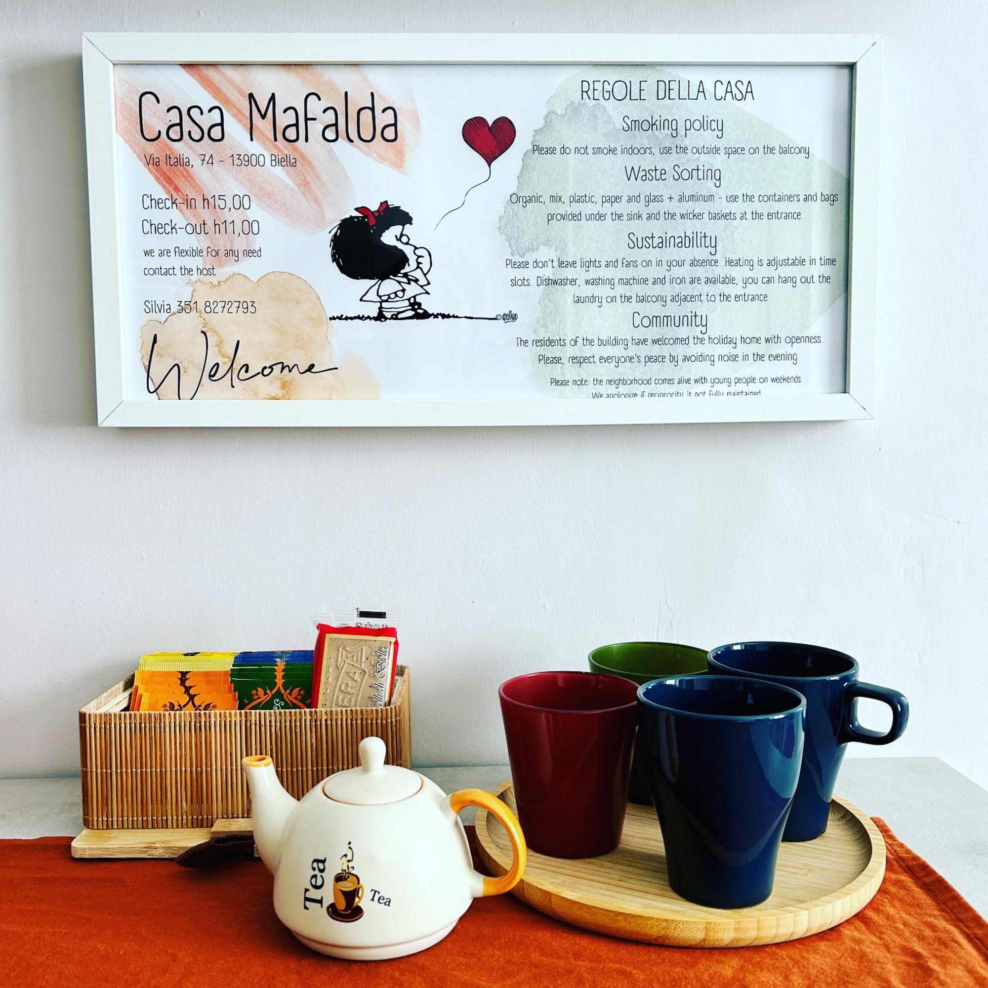 Casa Mafalda Trilocale In Centro Biella Exterior foto